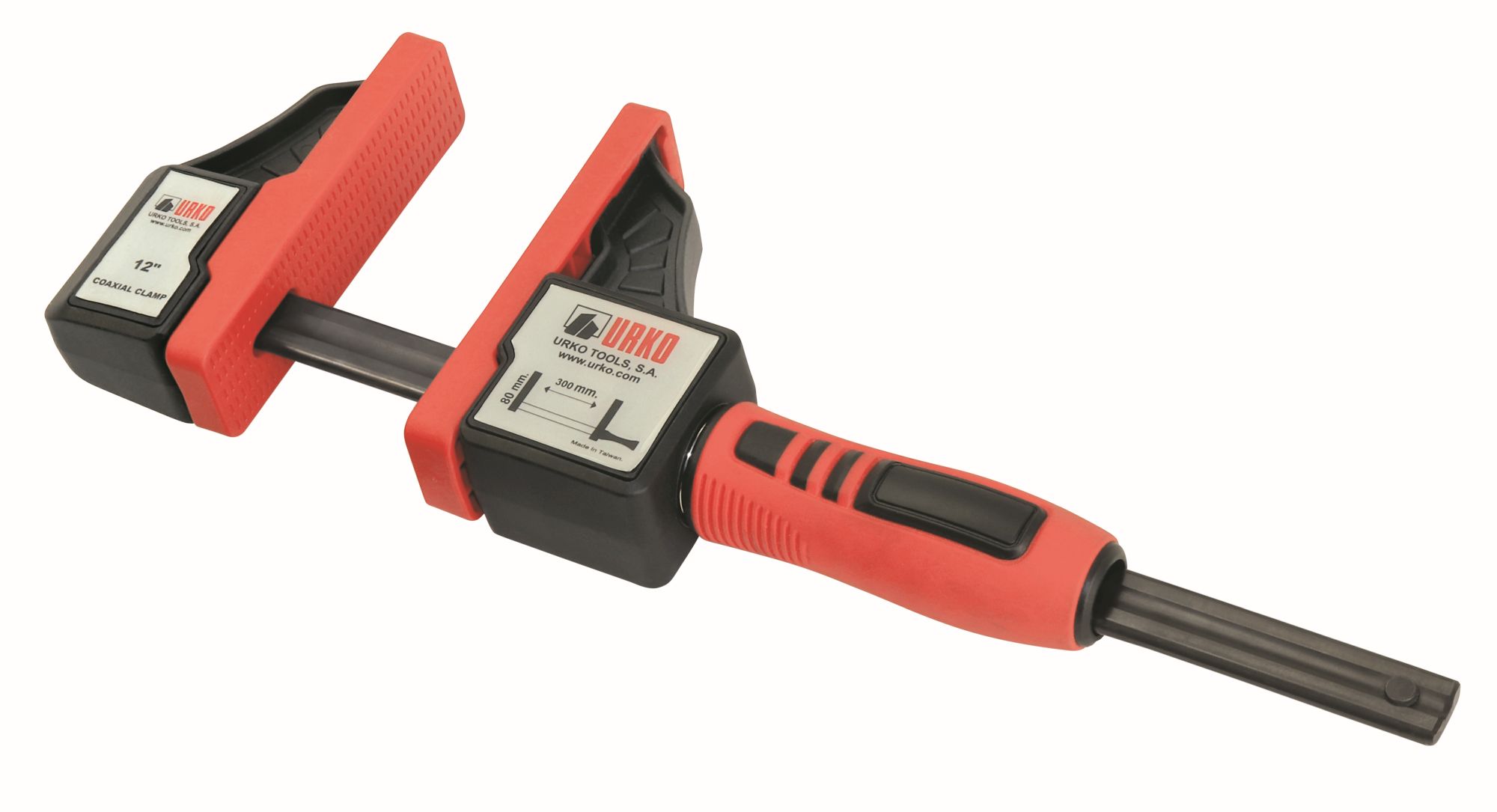 213 Apriete Sargento Coaxial Urko - Llanta 20x6 mm. - Alcance 85 mm.